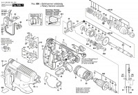 Bosch 0 611 256 220 Gbh 24 V Cordless Rotary Hammer 24 V / Eu Spare Parts